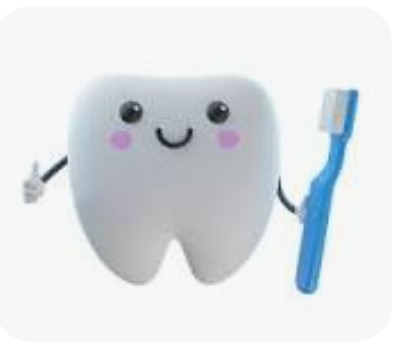 Dental hygiene icon — tooth with toothbrush